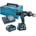 Makita HP001GM201 Akku-SchlagbohrschrauberLi-ion XGT (2x4,0Ah/40V) Makpac
