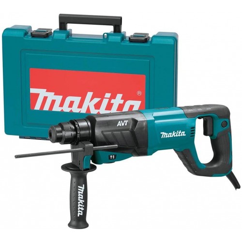 Makita HR2641 Bohrhammer mit AVT SDS-Plus 2,4J, 800W mit Koffer