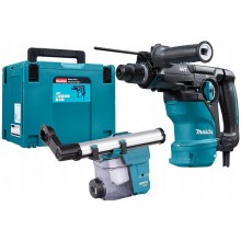 Makita HR3012FCWJ Kombihammer mit Staubabsaugung SDS-Plus, AVT (1050W/3,9J)