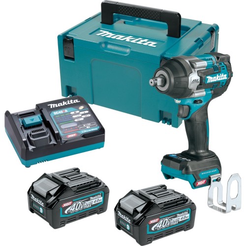 Makita TW007GM201 Akku-Schlagschrauber 1/2" Li-ion XGT ( 2x 4,0Ah/40V) Makpac