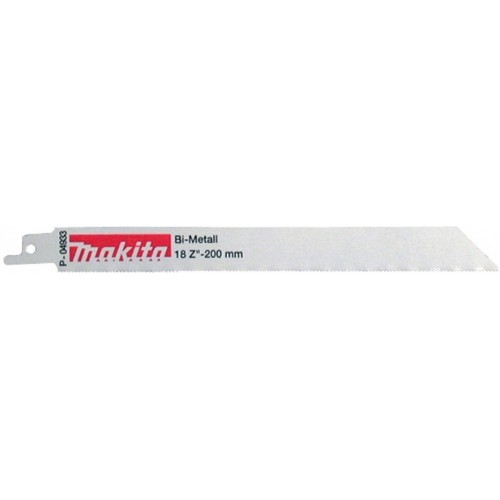 Makita P-04933 Säbelsägeblatt BIM 200/18Z, 5 Stück, 180mm, für Weichstahl und Aluminium