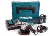 Makita DGA513RTJ Akku Winkelschleifer 125mm, Li-ion (2x5,0Ah/18V) Makpac
