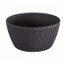 Prosperplast SPLOFY LOW Blumentopf 23,6 cm, anthrazit DSPM240-S433