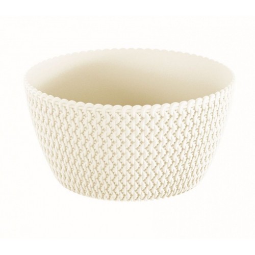 Prosperplast SPLOFY LOW Blumentopf 23,6 cm, creme DSPM240-CY728