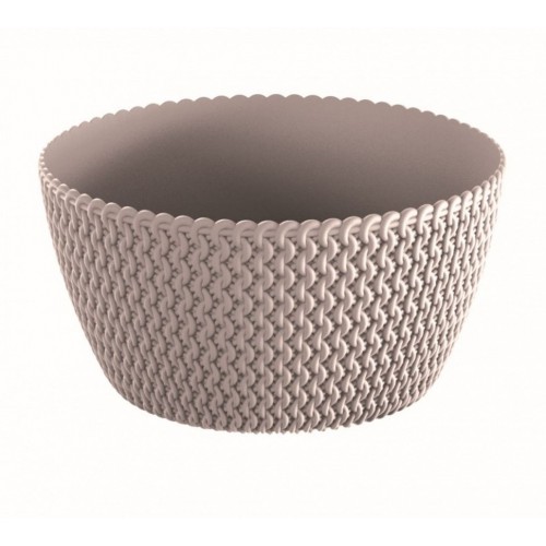 Prosperplast SPLOFY LOW Blumentopf 23,6 cm, mocca DSPM240-7529U