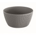 Prosperplast SPLOFY LOW Blumentopf 23,6 cm, steingrau DSPM240-405U