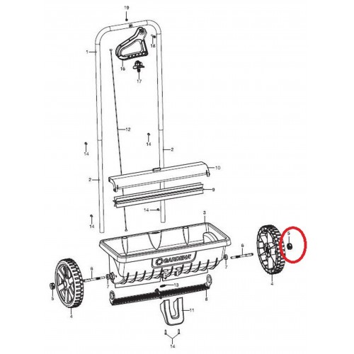 Gardena Radkappe für Streuwagen L (432-20) 00432-00.600.11