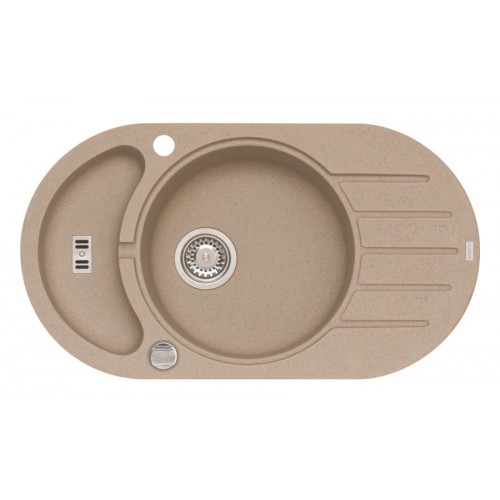 ALVEUS NIAGARA 50 Granitspüle, 780 x 435 mm, beige 1125055