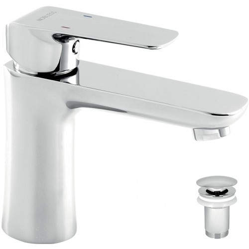 NOVASERVIS NOBLESS TINA Waschtischarmatur mit Ablaufgarnitur, Chrom 38003,0