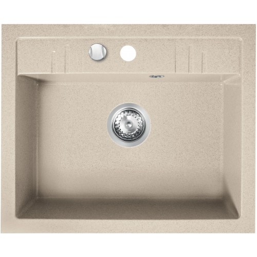 FERRO MEZZO II Granitspüle 580x480mm, Sand DRGM1/48/58SA