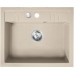 FERRO MEZZO II Granitspüle 580x480mm, Sand DRGM1/48/58SA