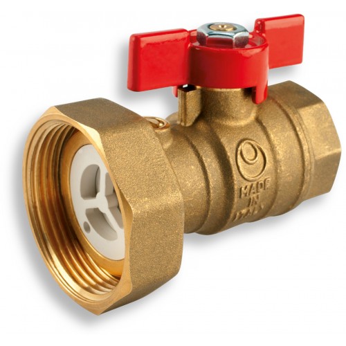 NOVASERVIS Kugelhahn 1„ mit Halbschraubanschluss für Pumpe 6/4“ JY520/25