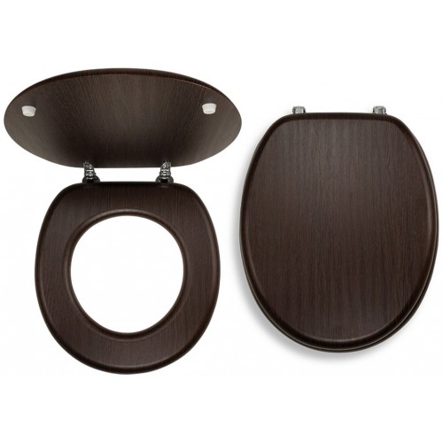 NOVASERVIS PRESTIGE WC-Sitz, Holz furniert WC/WENGE