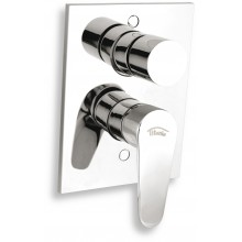 NOVASERVIS TITANIA FRESH Wannenarmatur-Unterputz, mit Umschalter, chrom 96050R,0
