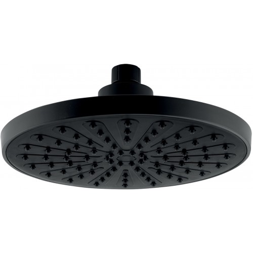 NOVASERVIS Kopfbrause, Durchschnitt 200mm, 1 Strahlart, Schwarz matt RUP/200,5 NOVASERVIS Kopfbrause, Durchschnitt 200mm, 1 Strahlart, Schwarz matt RUP/200,5