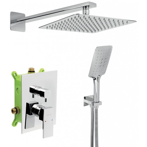 NOVASERVIS NOBLESS EDGE Set Unterputz Armatur und Duschzubehör, chrom SADA36051R,0