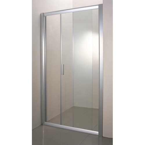 RAVAK Rapier Duschabtrennung schiebbare Nischtür NRDP2-100 R satin / Grape