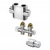 OVENTROP-Anschluss-Set für Badheizkörper "Multiblock T/Uni SH", Dg, verchromt 1184283