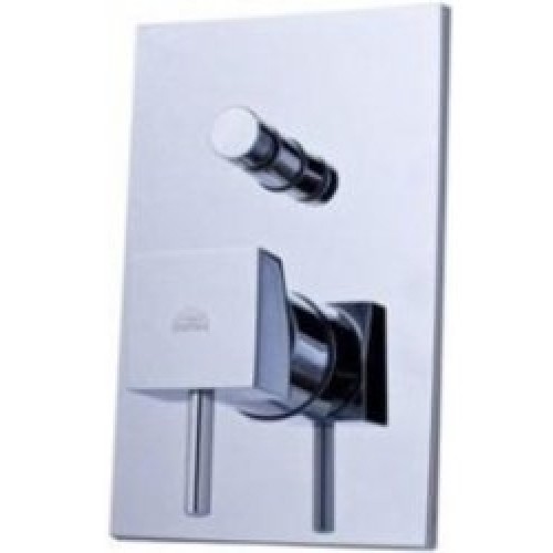 PAFFONI Level A Unterputz-Armatur mit Duschset, Chrom, LEA015CR