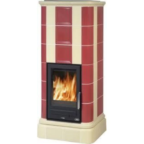 ABX Warmwasser-Kachelofen KALEDONIE COLOR L 3009, picasso/Sand-Farbe ABX Warmwasser-Kachelofen KALEDONIE COLOR L 3009, picasso/Sand-Farbe