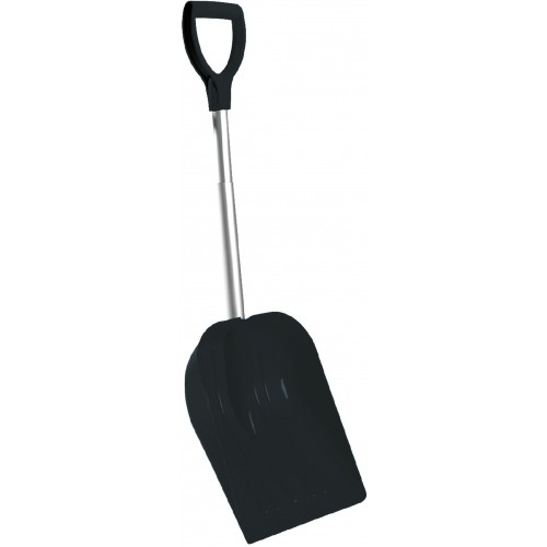PLASTKON Schneeschaufel 27 cm ALU Teleskopisch, schwarz