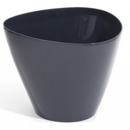PROSPERPLAST Blumentopf Dreieck Serie COUBI 10 l graphit glänzend DTG320 PROSPERPLAST Blumentopf Dreieck Serie COUBI 10 l graphit glänzend DTG320