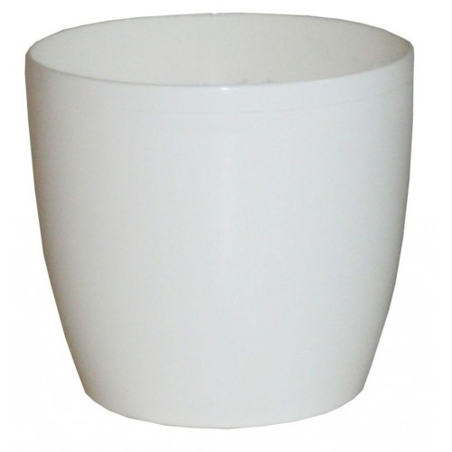 PROSPERPLAST COUBI Blumentopf 9 cm, weiß DUO090-S449