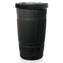 Prosperplast WOODCAN Regenwassertonne Wassertank 265l, schwarz IDWO265
