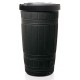 Prosperplast WOODCAN Regenwassertonne Wassertank 265l, schwarz IDWO265