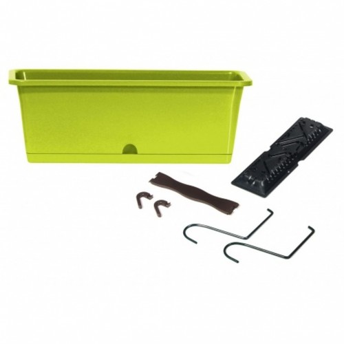 Prosperplast Camelia Blumenkasten mit Untersetzer 50,8x18,8x17,3cm limette DCM500W-389U