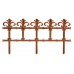 Prosperplast GARDEN ART Gartenzaun 372x34cm terracotta IPLB-R624