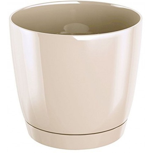 Prosperplast COUBI ROUND P Blumentopf, 24 cm, 7,5 l, Creme DUOP240