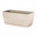 Prosperplast COUBI Blumenkasten mit Untersetzer 24x12x11cm creme DUPP240-CY728