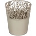 PROSPERPLAST CITY Blumentopf mit Spitze 13,5 cm platin DCIT140