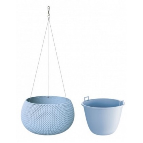 Prosperplast SPLOFY Bowl WS Hängeblumentopf 37cm, 9l, blau DKSP370WS Prosperplast SPLOFY Bowl WS Hängeblumentopf 37cm, 9l, blau DKSP370WS