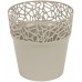 Prosperplast Blumentopf mit Spitze NATURO 14,5 cm mocca DNAT145-7529U