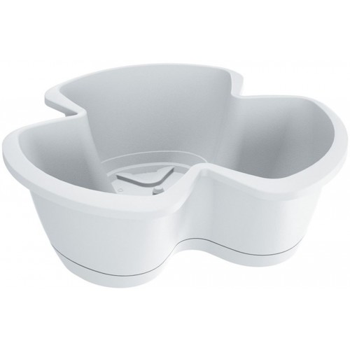 Prosperplast RESPANA TRIO Blumentopf 34,9 cm, weiß DRET350S-S449