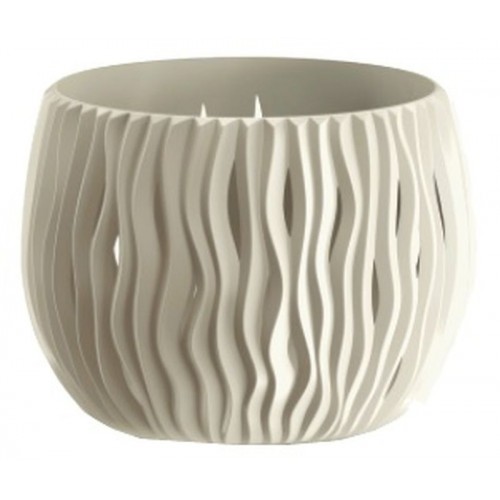 PROSPERPLAST SANDY Bowl Blumentopf 29 cm, creme DSK290N