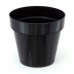 PROSPERPLAST CUBE SHINE Zimmerpflanzen 0,6 l schwarz glänzend DCUB110S