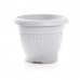 PROSPERPLAST TERRA Blumentopf rund 8l weiß DCE30-S449