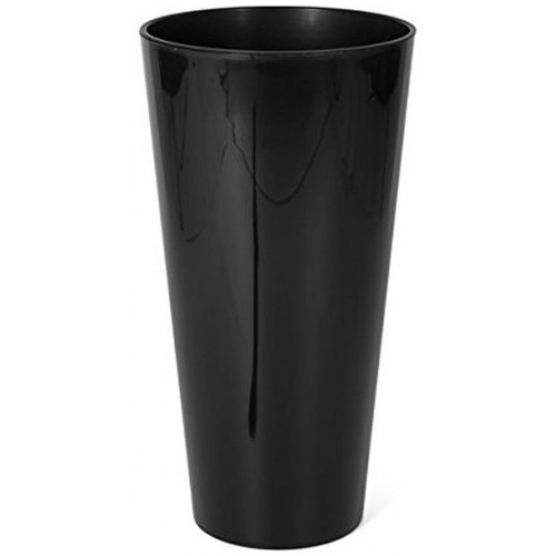 Blumenvase Blumentopf inkl. Einsatz TUBUS SLIM Pflanzsäule 3,3 L graphit matt DTUS150