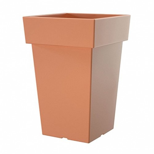 Blumentopf Übertopf viereckig LOFLY SQUARE Blumenkübel 12,9 l, terracotta DLOFQ240