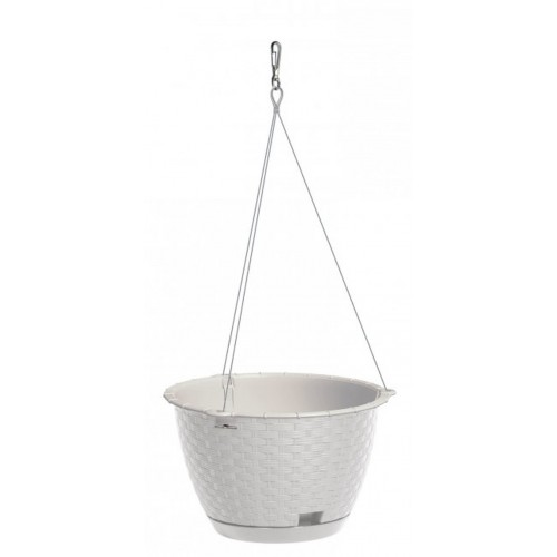 Hängetopf Hängeampel RATOLLA ROUND W weiß 21,7 cm DRLW215S