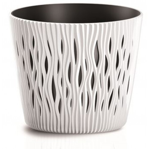 Prosperplast SANDY ROUND Blumentopf 18,9 cm, weiß DSR190-S449