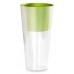 Blumenvase Blumentopf inkl. Einsatz TUBUS SLIM Pflanzsäule 8 L transp/limmette DTUS200PW