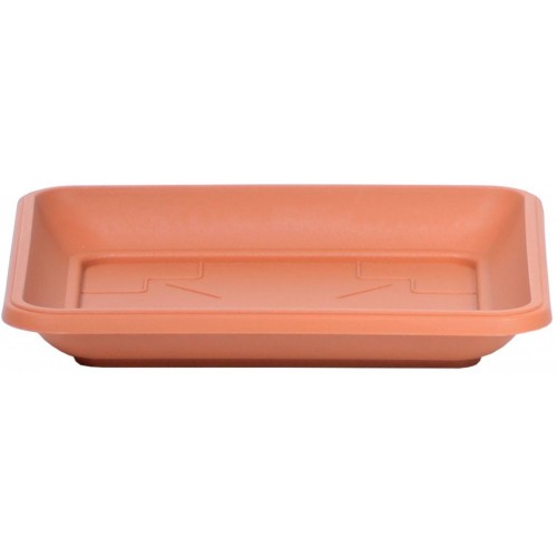 PROSPERPLAST TERRA Untersatz viereckig 34x34 cm terracotta PKWT34-R624