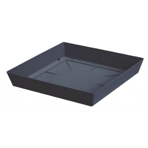 PROSPERPLAST LOFLY Untersatz eckig 24,5x24,5x4cm, anthrazit PPLFQ245 PROSPERPLAST LOFLY Untersatz eckig 24,5x24,5x4cm, anthrazit PPLFQ245