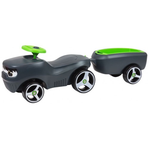 PROSPERPLAST FARMEE Rutscherauto mit Anhänger, grau PROSPERPLAST FARMEE Rutscherauto mit Anhänger, grau