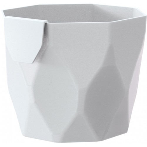 Blumentopf ROCKA H:10 cm, weiß DROC125 Blumentopf ROCKA H:10 cm, weiß DROC125