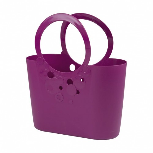 Flexi Tasche Einkaufstasche Strand Korb Lily, Rot Coral 40 cm breit, ITLI400-235C